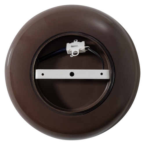 WOOOD wandlamp rond Gloomy - Metaal - Bruin - 30x30x13