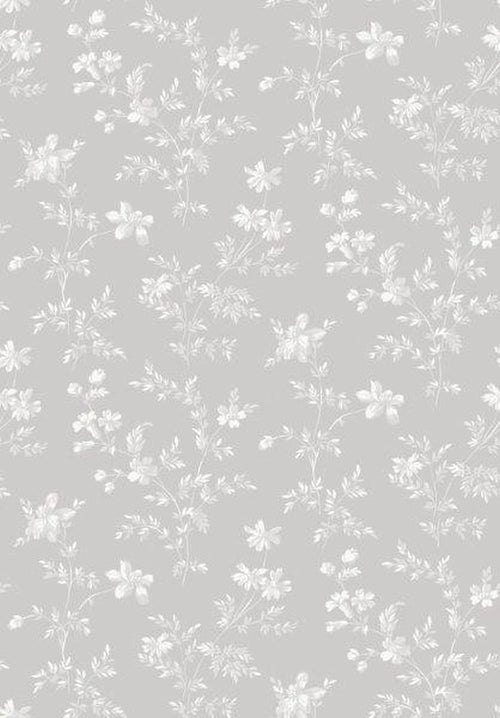 borastapeter behang bloemen grijs - 53 cm x 10.05 m - 660926 - vtwonen shop