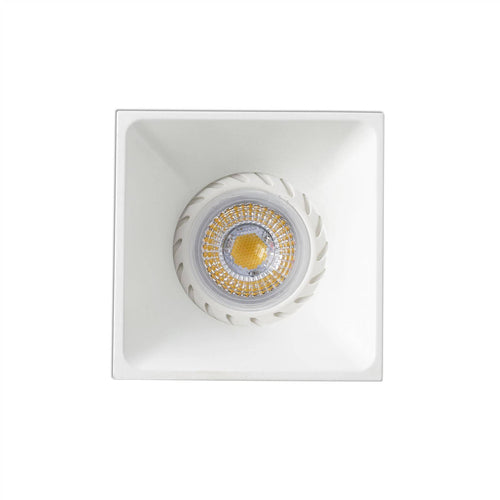Faro Ne - 1 Licht vierkante inbouwspot wit, GU10