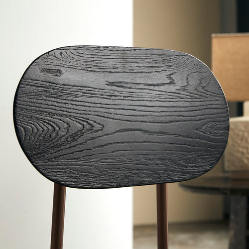 Tikamoon Mohawk massief eiken stoel in chocoladebruin - Bruin - vtwonen shop