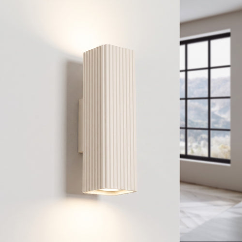 Sollux Lighting Wandlamp RAYO 20 beige - 6x8x20cm