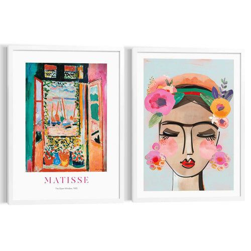 Reinders schilderijen set Portret Matisse - 70x50cm