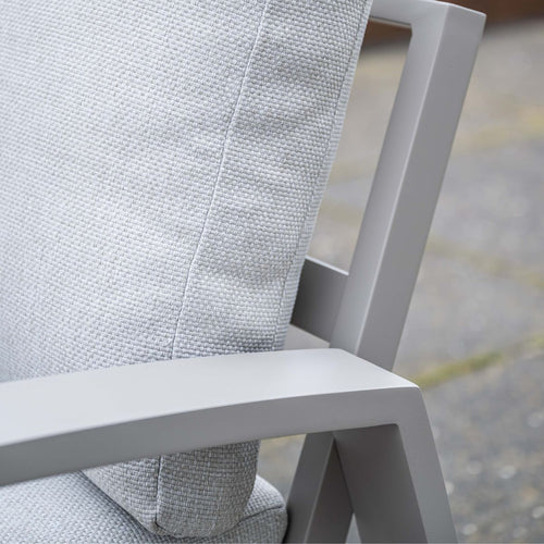 Garden Impressionslounge dining set Cameron 4-delig rechts incl stoel - taupe