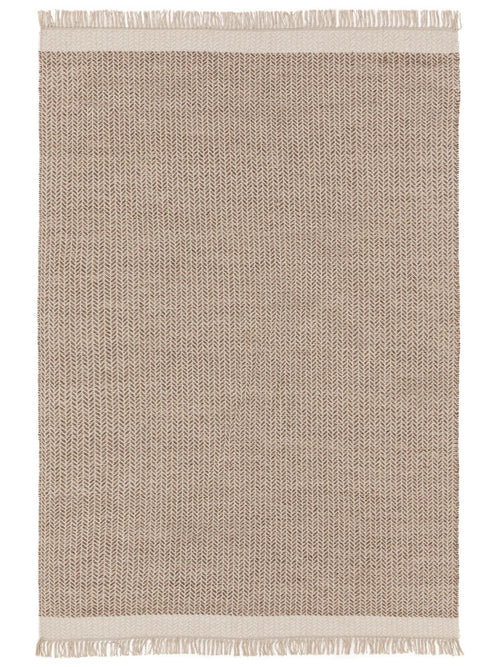 benuta wollen vloerkleed Kim - beige - 200x300 cm