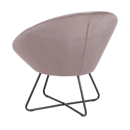 Lisomme Merel velvet fauteuil roze - vtwonen shop