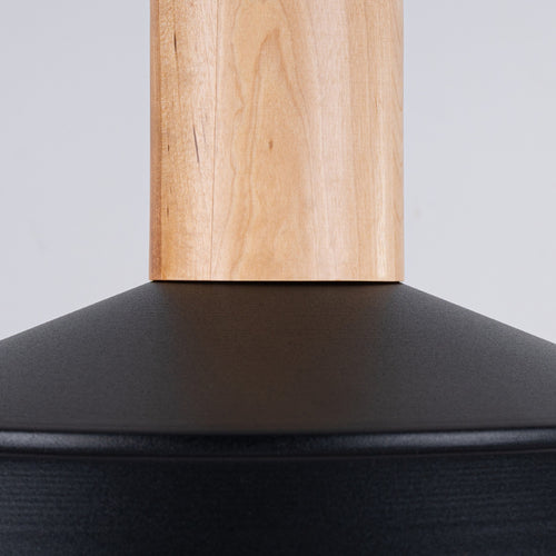 Sollux Lighting Hanglamp FANO zwart - 34x34x120cm