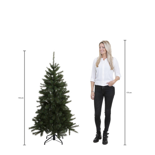 Black Box Trees Brampton Kunstkerstboom - Kerstboom H155 x Ø107 cm - Groen