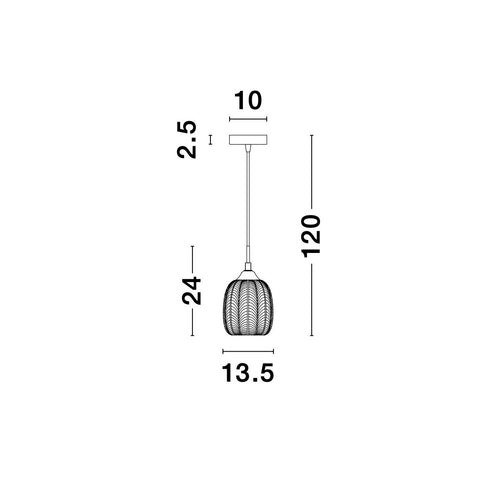 Merano Etobicoke Koepel Hanglamp Plafondlamp Helder Glas, Satijn Goud Metaal LED E27