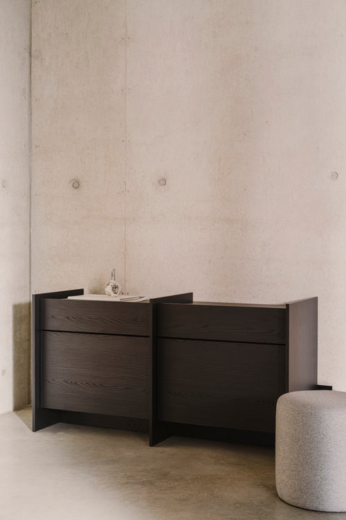 noo.ma HIDO Dressoir - Vulcano Black laminate