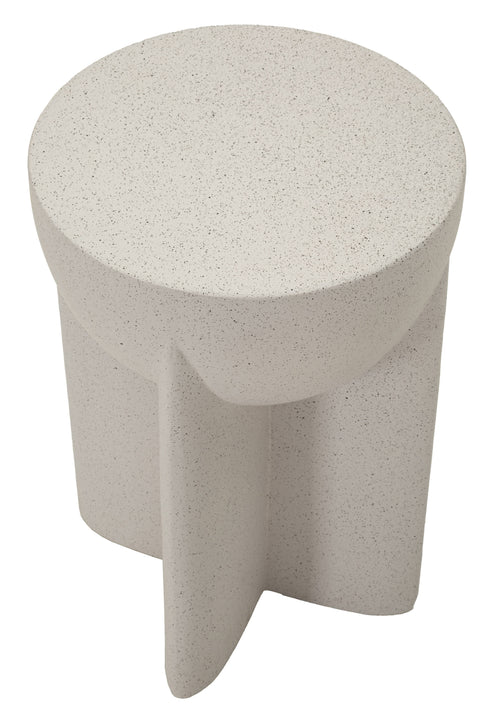 Mauro Ferretti bijzettafel - Ø 33,5x48,5 cm - wit