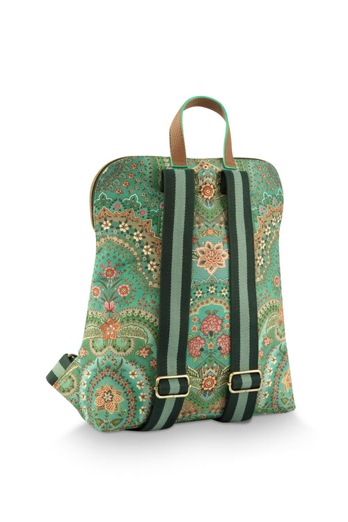 Pip Studio - Finlee Rugzak Dames - Jabali - Groen - 28x11x36cm - vtwonen shop