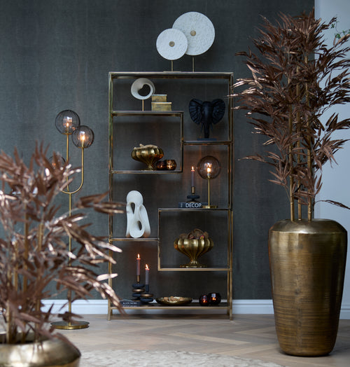 Light & Living kunstplant BAMBOO - 120x70x120cm - brons