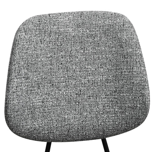Furnhouse eetkamerstoel Sofia - Grijs - Stof (Bouclé) - Set van 2