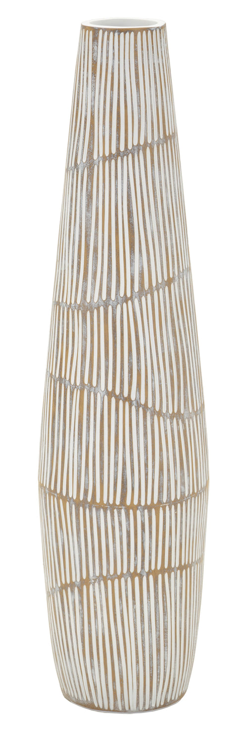 Mauro Ferretti vaas - Ø 17x68,5 cm - beige