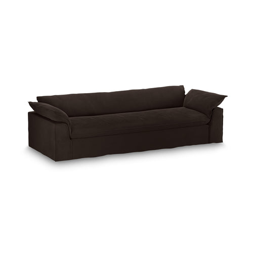 HKLIVING bank Nomad – royal velvet espresso – 305cm - vtwonen shop