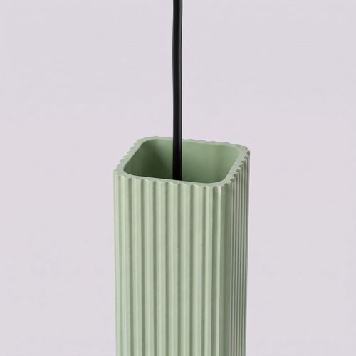 Sollux Lighting Hanglamp RAYO 3P saliegroen - 20x20x108cm