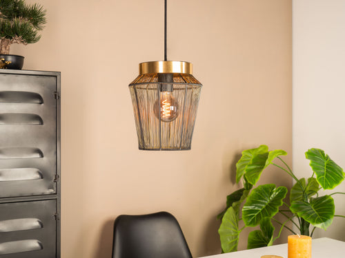 EGLO hanglamp Escandidos - e27 - ø 22 cm - zwart/koper/goud - vtwonen shop
