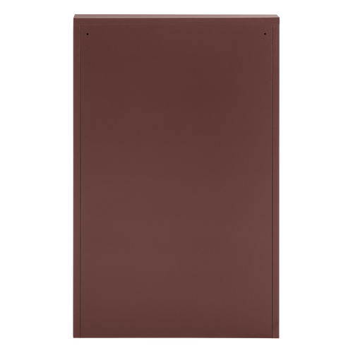 WOOOD 3-vaks schoenenkast Sabine - Metaal - Bordeauxrood - 103x66x16
