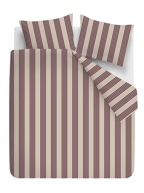 vtwonen Dekbedovertrek Pure Stripe - 240 x 220 cm - Naturel