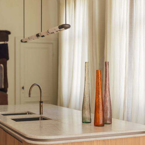 S|P Collection - Vaas 9xH55cm bordeaux Twig - vtwonen shop