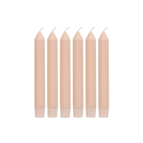 Return to Sender Dinerkaarsen 17 cm poederroze - set van 6 - vtwonen shop