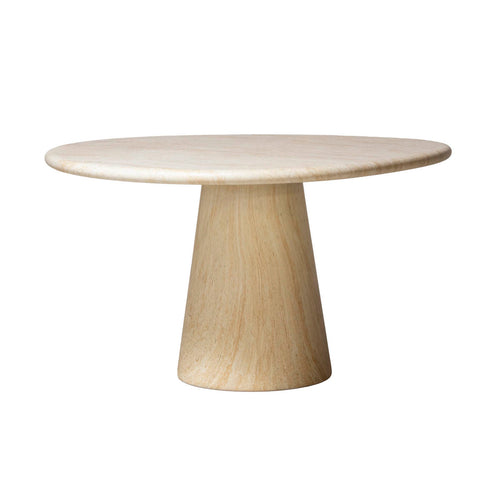 DÉJA Living Eettafel Vejen - Lichtbruin Composiet - 130x130x76cm - vtwonen shop