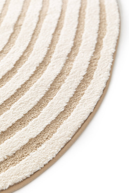AFK Living vloerkleed Aeon - reliëfeffect - beige - 200 x 290 cm