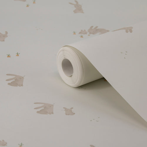 Little Dutch Vliesbehang - Baby Bunny - Bruin/Wit 10mx52cm - vtwonen shop