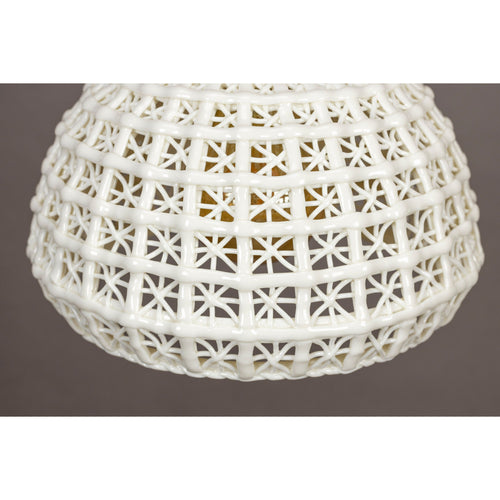 Dutchbone Poppy Hanglamp Breed - Grijs - vtwonen shop