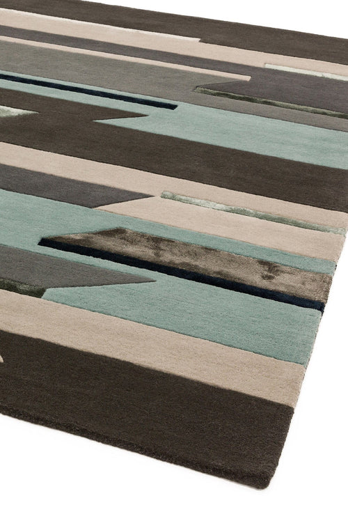 Vloerkleed MOMO Rugs Matrix MAX63 Rhombus Blue 120x170 cm - vtwonen shop