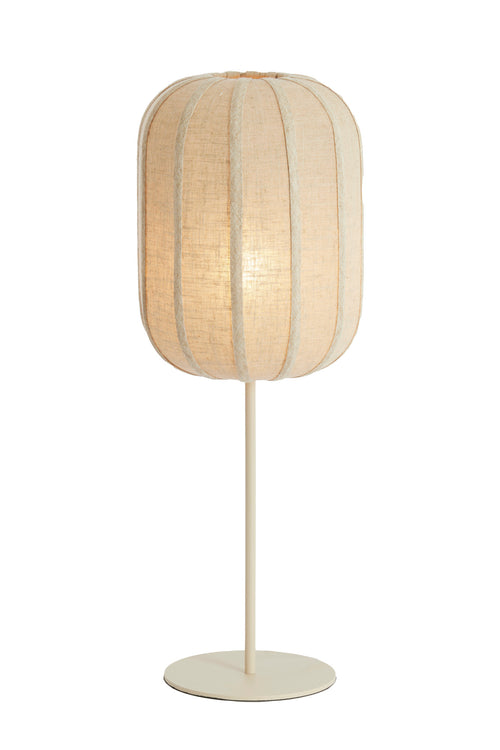 Light & Living tafellamp SOLUNE - wit - Ø25x70cm - vtwonen shop