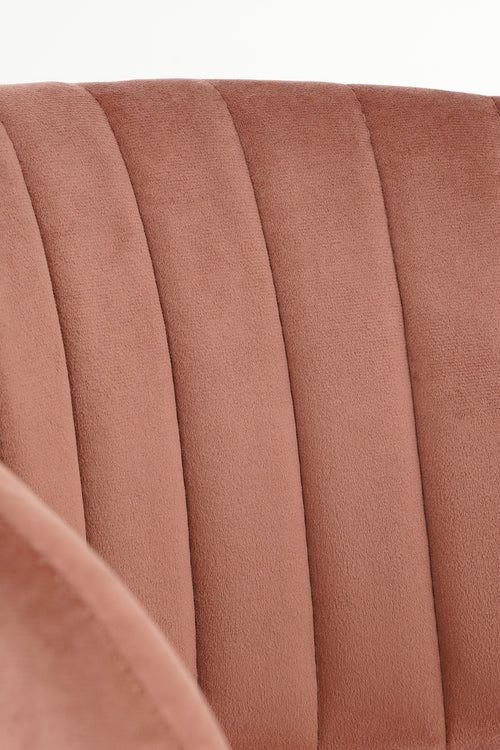 Mica Decorations Moony Eetkamerstoel - Velvet - Roze - vtwonen shop