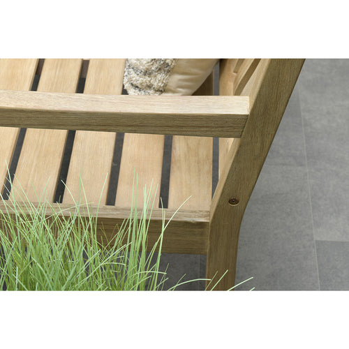 Garden Impressions tuinbank Cato eucalyptus white wash - L160 cm