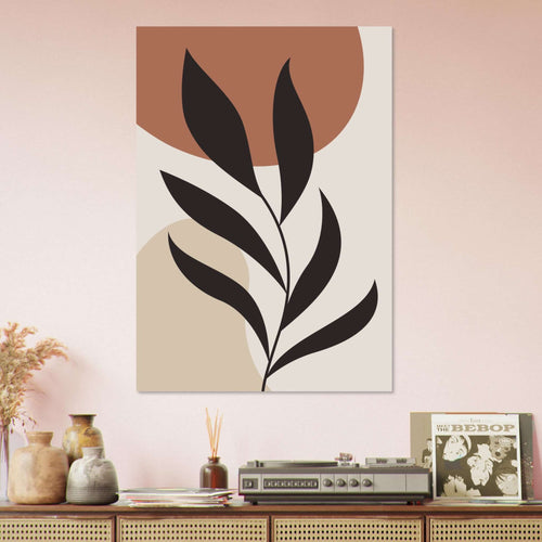 Artfulprints  Boho - Abstract leaf   poster 50x70 cm - vtwonen shop