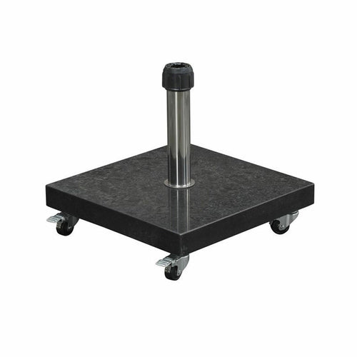 Eureka granieten parasolvoet - 60 kg - royal antraciet - verrijdbaar