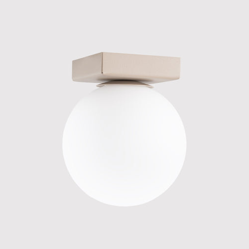 Sollux Lighting Plafondlamp YOLI 1 taupe - 12x12x14,5cm
