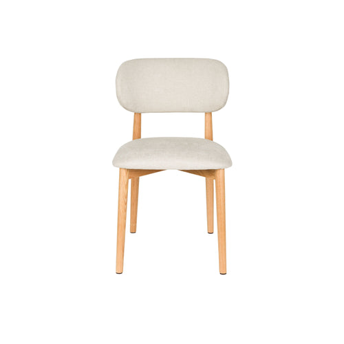Housecraft Living Elle Eetkamerstoelen Beige - Set van 2