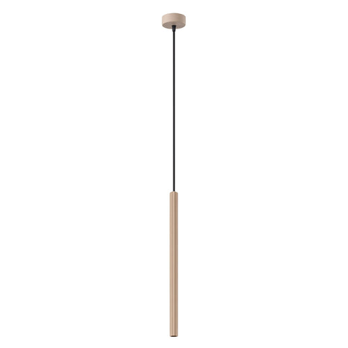 Sollux Lighting Hanglamp ARCHE 1 taupe - 8x8x120cm