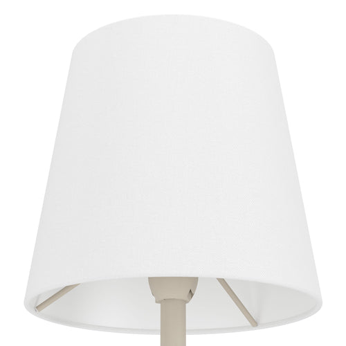 EGLO vloerlamp Fiorana - e14 - hoogte 140,5 cm - zandkleur/wit