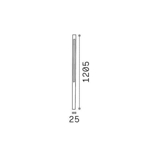 Ideal Lux JEDI Buitenlamp Spike Coffee 1x LED 2050lm 3000K IP65