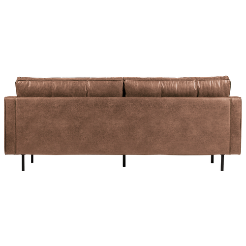 WOOOD classic 2,5-zits bank Rodeo - Recycle Leer - Cognac-83x230x88
