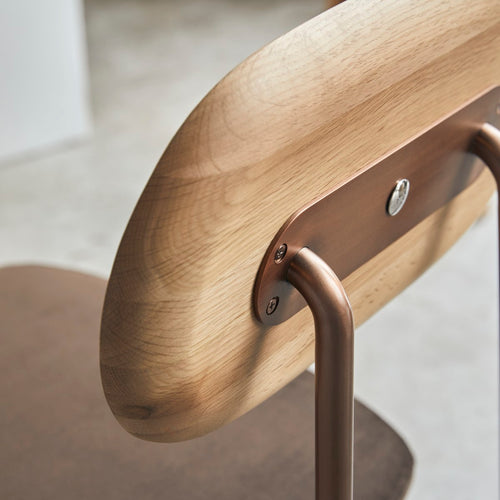 Tikamoon Eiken stoel in bruin - Bruin - vtwonen shop