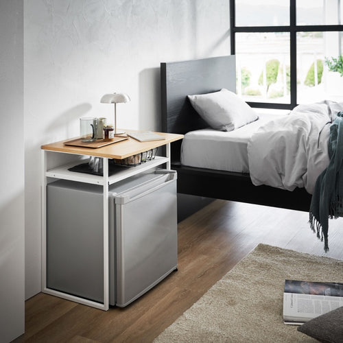 Yamazaki Bijzettafel met Lade - Tower - Wit - vtwonen shop