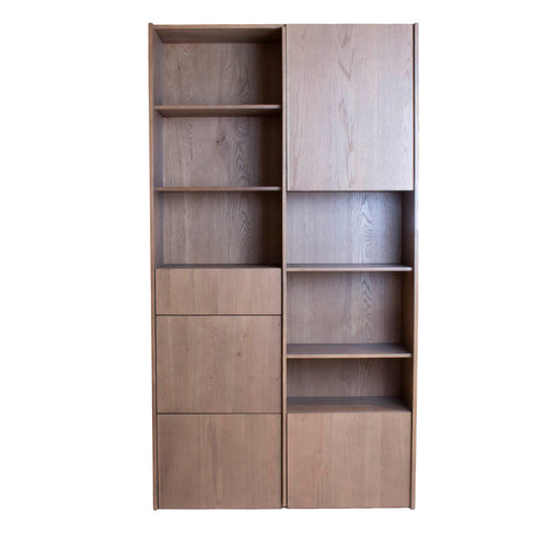 DÉJA Living Wandkast Ourense - Bruin Eiken - 120x40x200cm