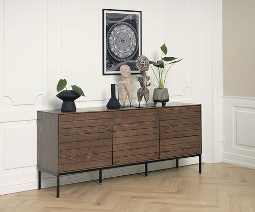 Rebellenclub dressoir yulee - l - smoked eiken - vtwonen shop