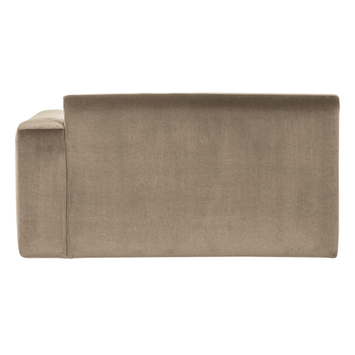 WOOOD 1,5-zits bank arm rechts Mojo Base - Velvet - Khaki - 74x145x97
