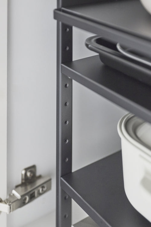 Yamazaki Keukenkast Organizer - 3 niveaus - Tower - Zwart