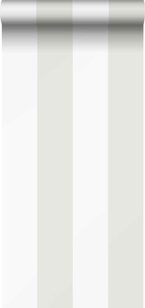 Sanders & Sanders behang strepen beige en wit - 53 cm x 10.05 m - 640659