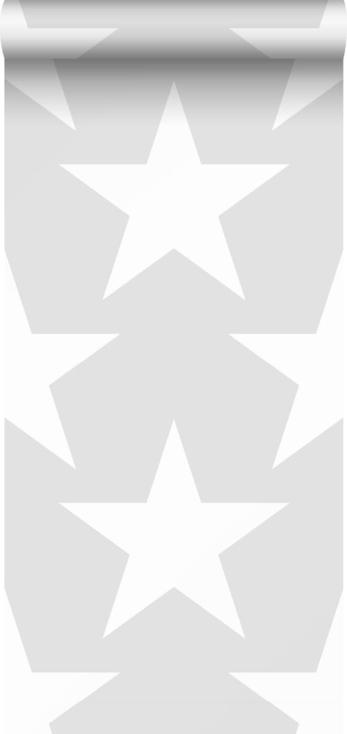 Sanders & Sanders behang sterren lichtgrijs - 53 cm x 10.05 m - 935257