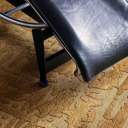 Ecorugs vloerkleed Madagascar Gold - geel - 240x240cm